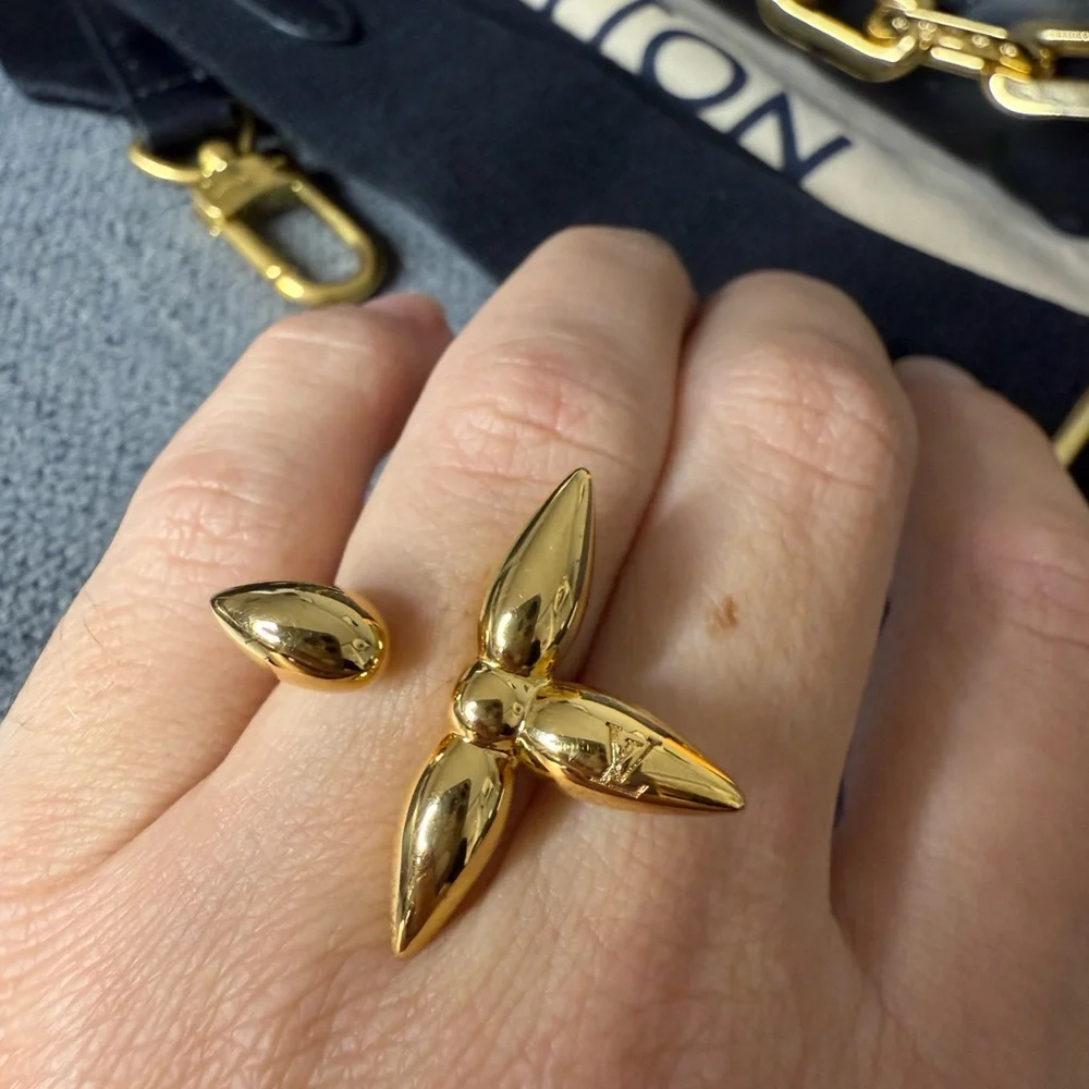 Louis Vuitton Berg Louisette ring Size M - Picture 3 of 5